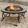 37 '' Fire Pit Cover Alla väder Skydda vattentätt resistent utomhus regnskydd