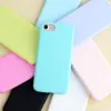 iPhone 8 6 Plus XR XS için iPhone X 7 XS MAX 11 pro maksimum 6 telefon yumuşak kapak Case Şeker Renk TPU Kauçuk Silikon Kılıf