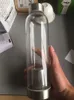 Outdoor-Flasche, Glas-Wasserflasche mit Edelstahl-Teesieb für lose Blätter, 550 ml, Tee-Ei, doppelwandige Glasflasche, 5 Farben