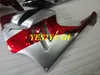 Motorfiets Fairing Body Kit voor Kawasaki Ninja ZX9R 94 95 96 97 ZX 9R ZX-9R 1994 1997 Rood Silver Backings Carrosserie + Geschenken KG30