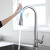 Stainless Steel Kitchen Faucets torneira para cozinha de parede Crane For Kitchen Water Filter Tap Three Ways Sink Mixer Touchless327u