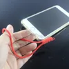 Chegada nova Acessórios Do Telefone Móvel de Silicone Macio Colhedor de Pulso Correntes de Telefonia Móvel Chaveiro Charme Cordas DIY Pendurar Corda Lanyards