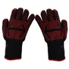 Para odpornych na ciepło 3 Ochrona cięcia odporność na bezpieczne rękawiczki piekarnik rękawice