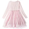 Baby Girl Tulle Tutu Dress 27T Children Designer Unicorn Printed Long Sleeve Skirt Kids Spring Winter Dresses6153515