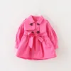 Baby Coats Nowonarodzone ubrania dla dziewczyn 2019 Autumn Bow Płaszcz Ubrania dla dzieci w wieku oderwania dziewczynki moda zimowa odzież 5422182