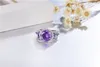 Винтаж стильный круглый камень Feb Birthstone фиолетовый драгоценный камень кольца для женщин серебряный палец кольцо свадебные украшения любовник подарки