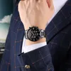 Часы NIBOSI, мужские модные кварцевые часы, мужские часы, роскошные известные лучшие бренды, стальные деловые водонепроницаемые часы Relogio Masculino312s