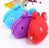 New Fashion Lovely Kawaii Candy Color Cartoon Fish Donna Ragazze Portafoglio Multicolor Jelly Silicone Portamonete Borsa Regalo per bambini