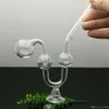 Serpentine Glass Boiler with Transparent Belt Base Wholesale Bongs Oil Burner Pipes Water Pipes Glass Pipe Oil Rigs Smoking Fre