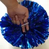 Festa di Natale Pom Poms Cheerleading 50g Cheering Pompon Metallic Pom Pom Prodotti per cheerleader Decorazione per feste 12 stili RRA2000