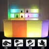 16 colori che cambiano telecomando ricaricabile PE LED illuminato tavolini da cocktail bar bancone di BAR