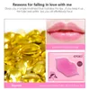 Crystal Collagen Lip Mask Lip Oil Care Pads Patch pour patchs pour les lèvres Hydratant Exfoliant Lip Plumper Plump Essentials Lip Care 50pcs