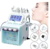 携帯6 in 1 Hydro Peel Microdermabrasion HydraフェイシャルヒドラルディープクリーニングRFフェイスリフトスキン締め付けスパ美機用家庭用