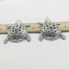 10pcs Big Sea Turtles Animal Charms Pendants Retro Jewelry Accessories DIY Antique silver Pendant For Bracelet Earrings Keychain 5227A