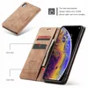 CaseMe Original Retro Magnetic Card leather Wallet Phone Cases For iphone 13 12 11Pro Max XS XR 8 7 6S Plus