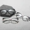 Großhandels-Brillen Cat Eye Brillengestelle TR90 Optische Mode Computerbrille Neu