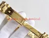 Relógio de luxo 3 estilo 18K Solid Yellow Gold Diamond Buzel Dial 41mm Mens assistir Men039s Automático Men039s Relógios Wristwatch5904671