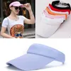 Nowy Outdoor MS Visor Słońce Kapelusz Skaczemne Letnie Sporty Tenis Cap Fashion Lady Travel Beach Pusty Top Hat