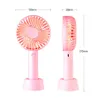Portable Handheld Mini Fans USB Rechargeable Battery Desk Stand Air Cooling Fan with Retail Box1841321
