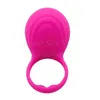 Vibratore del pene a 10 velocità Anelli Ricarica USB Cockring Ritardo Eiaculazione Pene Vibrante Giocattoli del sesso Prodotto per uomini Vibradores. Y19052703