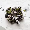 Bandas Chiffon Scrunchies Mulheres New Elastic cabelo Floral Scrunchie Flor Headband coreana rabo de cavalo titular Impresso Haar Accessoires