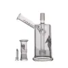 6.9inchs Hitman glass Bubbler Water bongs Hookahs chicha Smoking Glass Pipe Recycler Dab Rigs Dome nail With 14mm Joint