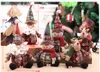 크리스마스 트리 장식 만화 인형 28 * 13cm 눈송이 격자 무늬 인형 크리스마스 트리 장식품 휴일 선물 Xmas 장식 Wx9-1670