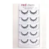 Red Cherry False eyelashes 5 pairs Faux Cils 3D Mink Eye lashes Handmade Eyelash extensions Natural Long Professional Eyes Makeup Tool