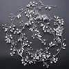 Bands Свадебные Tiara невесты ручной заставки Rhinestone Pearl Hairband моды оголовье аксессуары для волос невесты волос