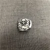 2pcs / mycket storlek 6-13 unisex cool skalle ring 316l rostfritt stål mode smycken personlig design na skalle ring