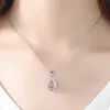 Wholesale - collier femme cadeau fête intelligente eau goutte pendentif collier coréen créatif cuivre dames accessoires collier en ligne vente chaude