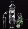 2020 Nouveau 25mm Quartz Banger Nail avec Spinning Cyclone Carb Cap et Terp Pearl Femelle Mâle 10mm 14mm 18mm pour Dab Rig Bong