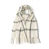 Partihandel- 2019 Autumn Winter Women Scarf Plaid Warm Cashmere Scarves Shawls Wide Lattices Long Wrap Filte