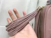 21 cores Melhor versão couro genuíno Soho Disco bolsas femininas pequenas com aba 20 cm Bolsa feminina clássica com borla transversal