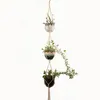 Tuinieren groen planten hanger bloem pot net zak hennep touw hangende mand indoor outdoor haak decoratie