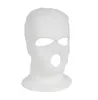 Masque de couverture complet trois 3 trous cagoule tricot chapeau hiver Stretch masque de neige bonnet chapeau nouveau noir chaud visage Masks2608