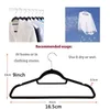 Geen Trace Flocking Hanger Antislip Kleding Hanger Plastic Jas Hangers Pant Hangers Winddicht Classe Rack Home Hanger Rack DBC VT0403