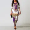 2020 Africano Mulheres Vestidos Imprimir Tops Calças Terno Dashiki Senhoras Roupas Robe Africaine Bazin Moda Roupas Feminino Casual Set