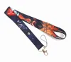 Llavero de diseñador Anime Movie War Lanyard para llaves Cuerda para teléfono móvil Keycord USB ID Tarjeta Insignia Titular Llavero Accesorios