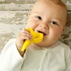 新生児シリコン歯ブラシの赤ちゃんのティザーリングリングキッズテザーチザーチョウ