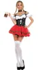 Beer clothing Maid outfit Germany Women Oktoberfest Beer Costume Halloween Bavarian Maid Dress Retro court Party Female Clothing