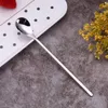 Creative round head ice scoop 304 stainless steel dessert scoop coffee scoop