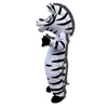 2019 Factory Direct Sale Taille adulte à Madagascar Zebra Mascot Costume Madagascar Marty Mascot Costume Livraison gratuite