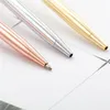 Stylos à bille à couronne en métal classique avec Bling Little Crystal Signature Business Pen Student Writing Gift Crown Pen