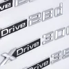 スタイリング3D車のステッカーABS XDrive 20D 25D 28D 30D 35D 40D 45D 48D 55Dの側面バッジエンブレムステッカーエンブレムバッジロゴのためのBMW x 2 x 3 x 4 x 4