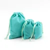 Drawstring Gift bag 5x7 7x9 10x12 50pcs Lot Cosmetic Packing Bag Make Up Tools 2020 Packing286D