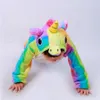 Carino Unicorno Camicie da notte Neonate Accappatoio Flanella per bambini Pigiama monopezzo con cappuccio Abbigliamento da notte per bambini Abbigliamento Pigiama Cosplay per la casa RRA1685