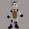 2019 Sale in fabbrica Mascotte di mucca Costume Halloween Abito da festa Dimensioni per adulti Spedizione gratuita