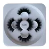 Nieuwe 3Pairs 15-18mm Fake 3D Mink Eyelashes Natural False Wimpers Mink Washing Wimper Extension Makeup Tool