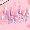 Hot Creative Pen Lipstick Shape Glitter Gel Pen Quicksand 0.5mm Signature Pen Briefpapier School Officewriting Levert T2i5766